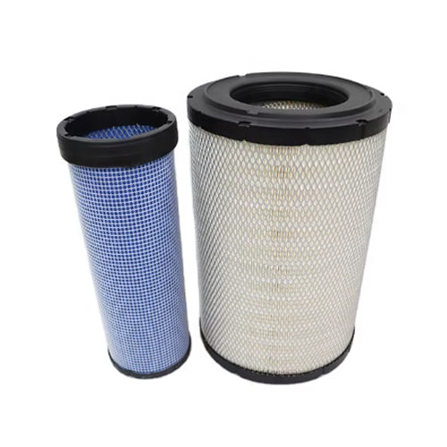XA6776K FILTRONI Kit de Filtros de Aire Primario + Secundario Camiones Isuzu FSR, Excavadoras Hitachi Reemplaza 8980714210+8980714220