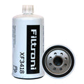 XF3418 FILTRONI Filtro de Combustible Separador de Agua con drenaje Camiones GM Kodiak Reemplaza 23512317 S3202 33418 BF5813 P553202 FS19513 WPS6830 A5813SP