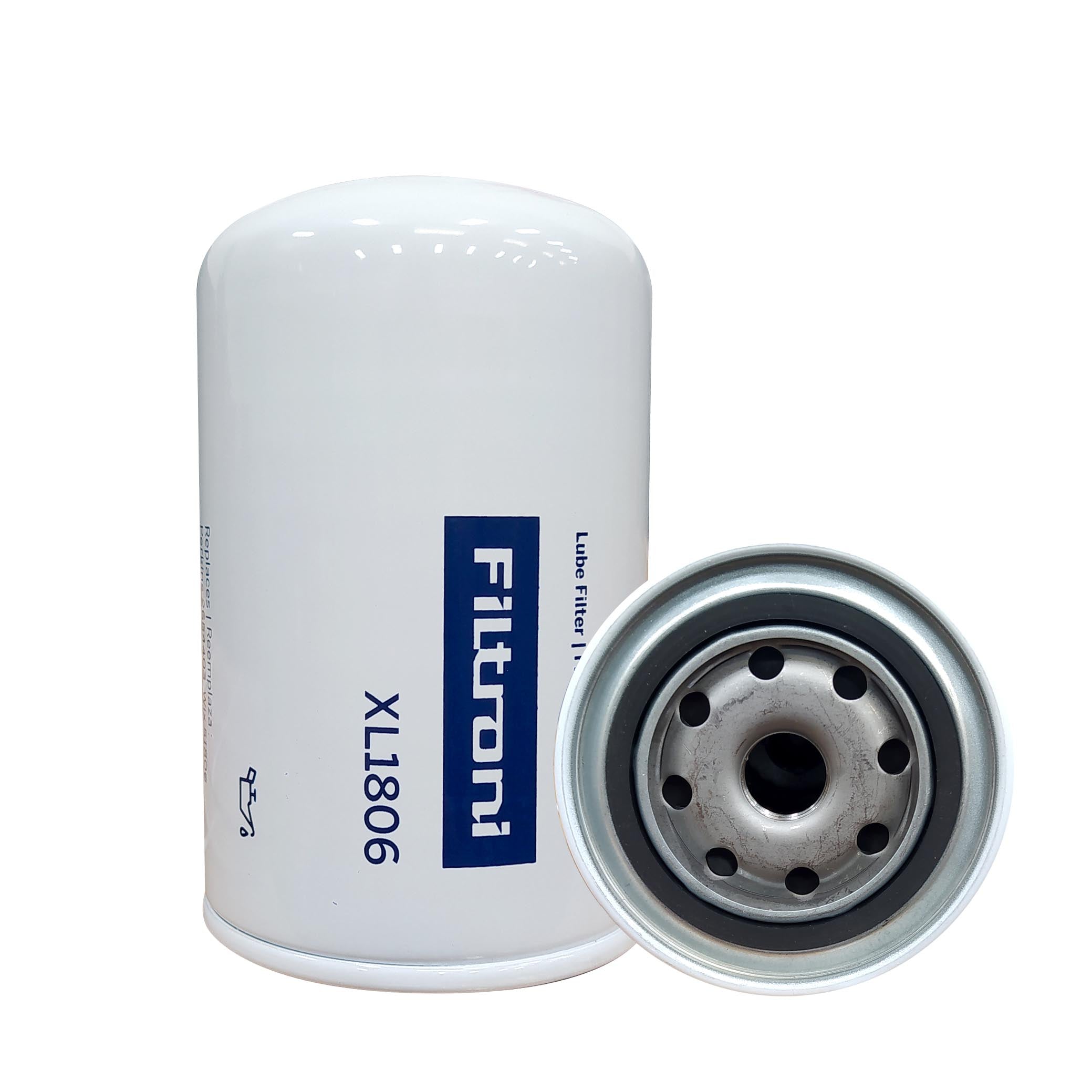 XL1806 FILTRONI Filtro de Aceite/Transmision Motores Perkins 2654403 Maquinaria Allis Chalmers, Bobcat, Caterpillar, Perkins Reemplaza 51806 LF701 BT216